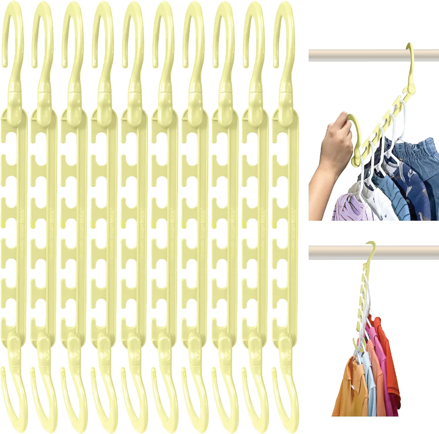 Wonder Hanger Max 10-Pack Space Saving Hangers