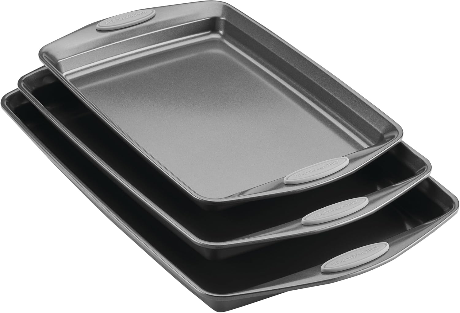 Rachael Ray Nonstick Bakeware Set 3 Piece Gray