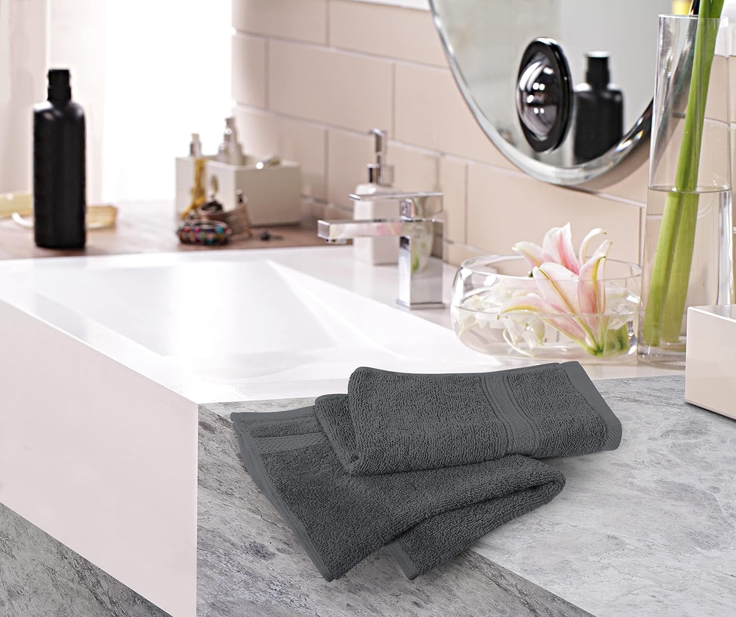 Utopia Towels 6 Pack Premium Hand Towels Set