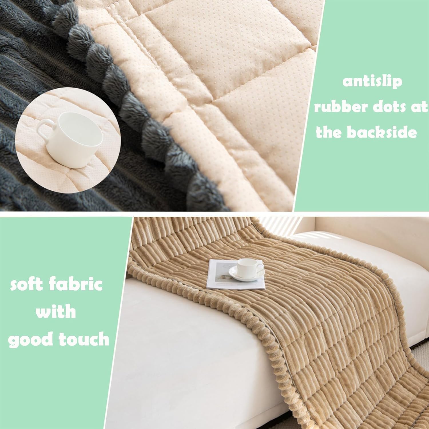 ZQFFB Pet Couch Cover for Dogs Non-Slip Washable