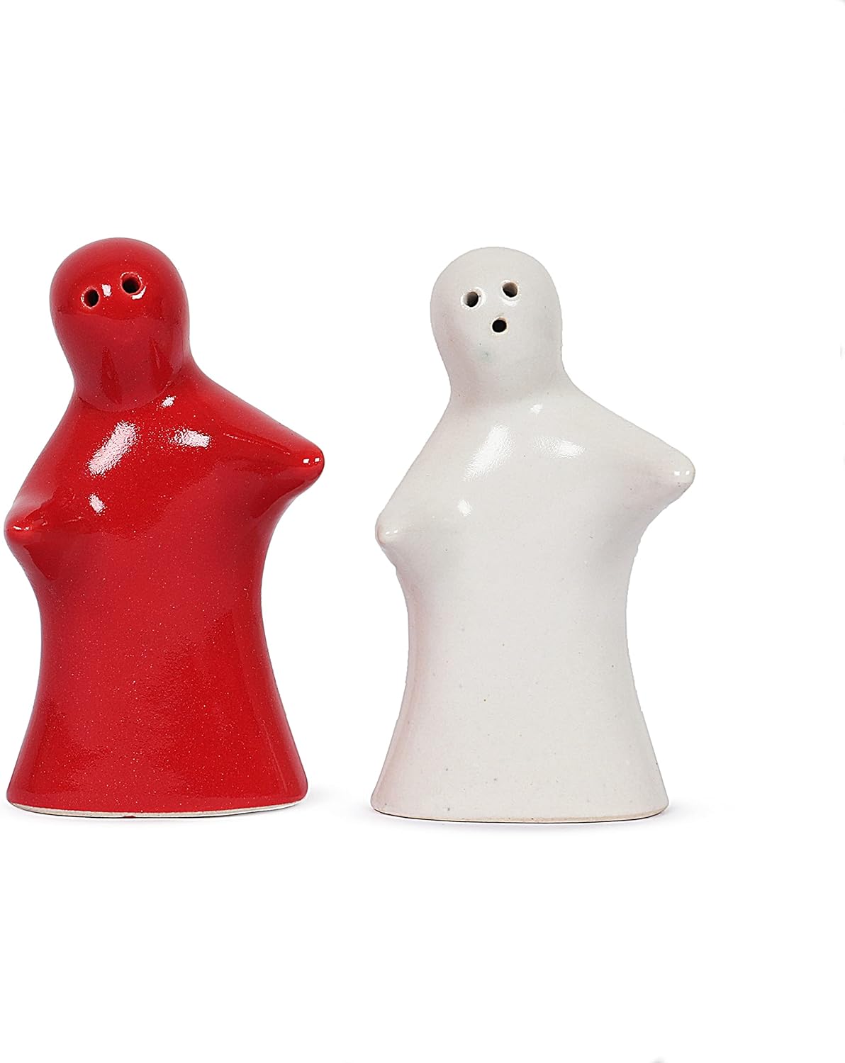 Qimacplus Salt Pepper Shakers Set