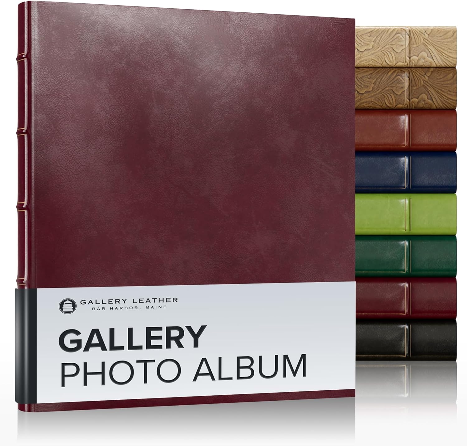 Gallery Leather Photo Album 4x6 with 120 Slots and Writing Space