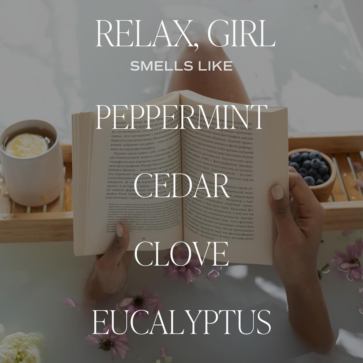 Sweet Water Decor Relax Girl Soy Wax Candle