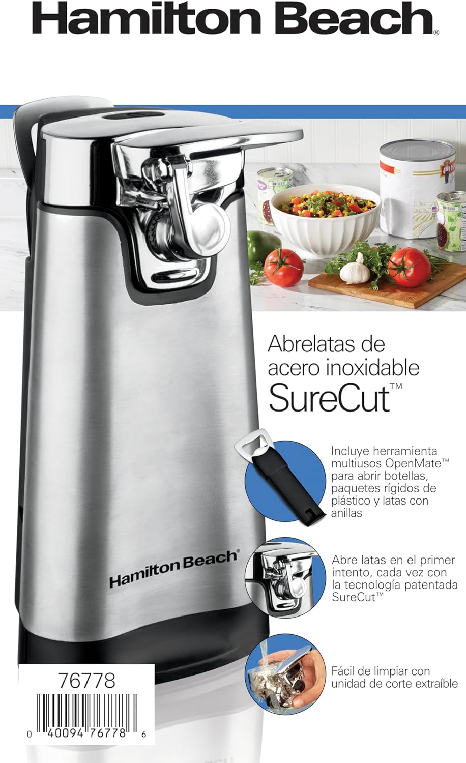 Hamilton Beach Can Opener Model 76778