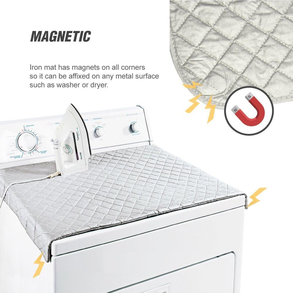 Ruibo Magnetic Ironing Mat Blanket - Heat Resistant Portable Cover 33x18