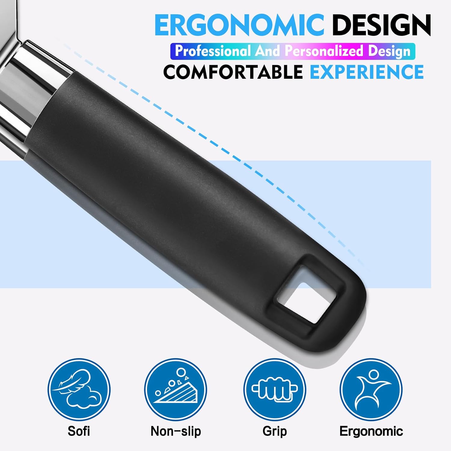 SOVARCATE Heavy Duty 4-in-1 Can Opener with Magnet Lift