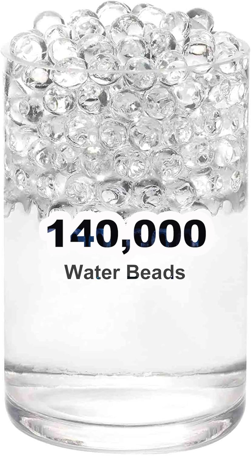 FALAMON 140000 Clear Water Gel Beads for Vase Filler
