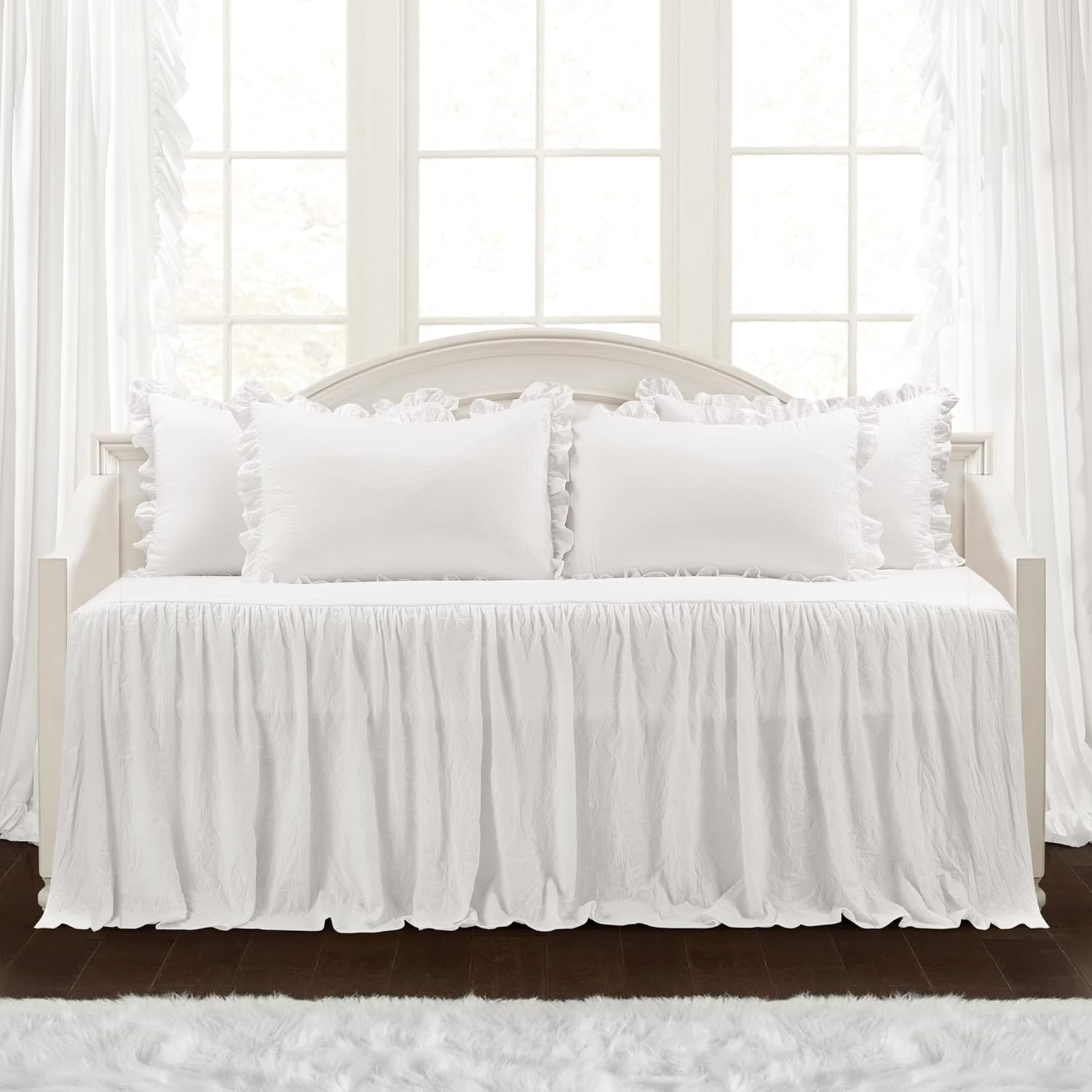 Lush Decor Ruffle Skirt Daybed Cover 5 Piece Set