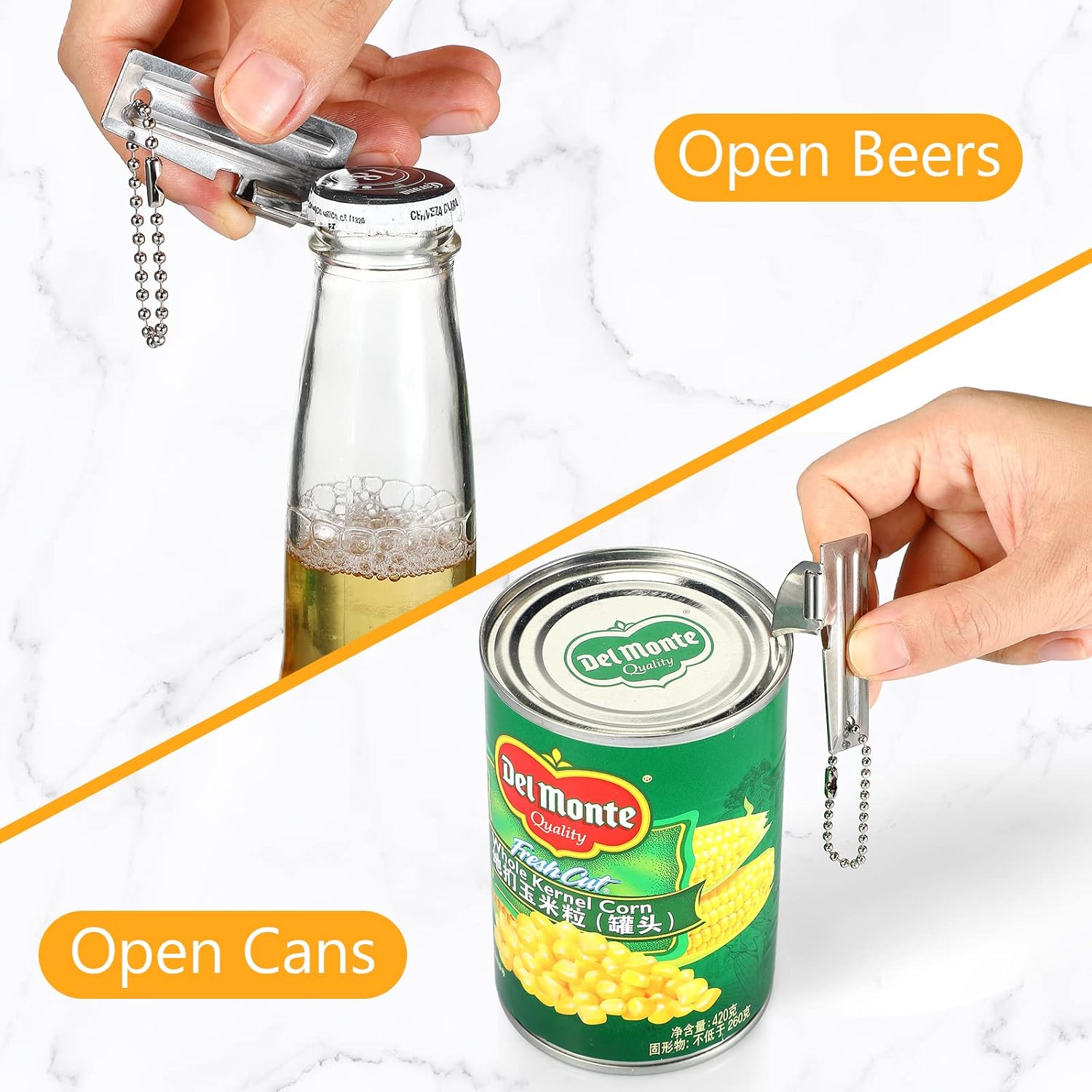 Tarpop 100 Piece Military Can Opener Set Silver