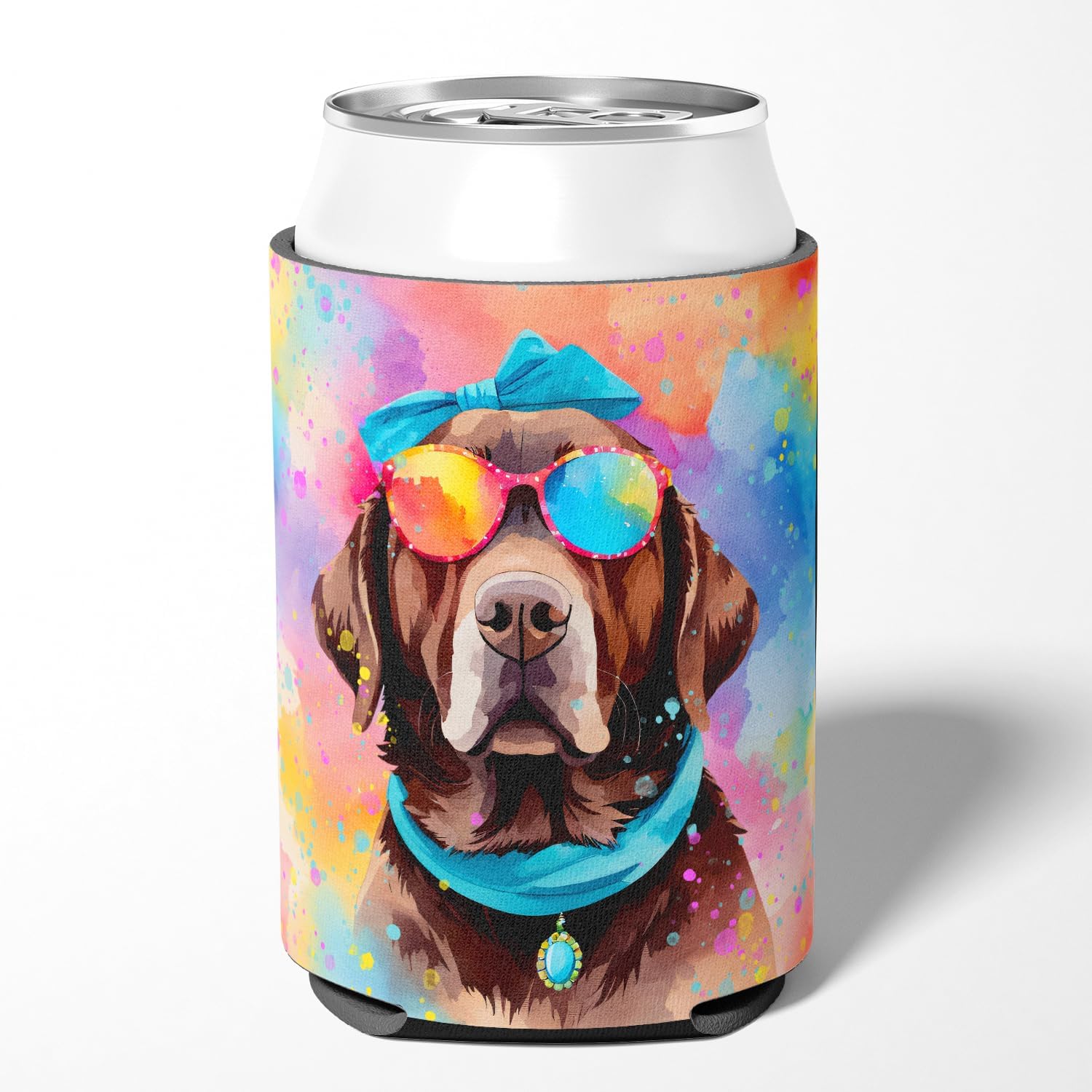 Carolines Treasures Chocolate Labrador Can Hugger Cooler Sleeve