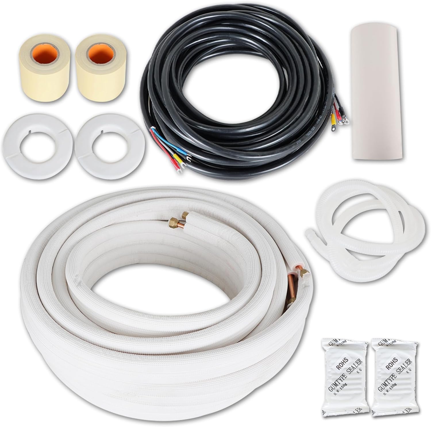 50 Ft Copper Hose Extension for Mini Split AC