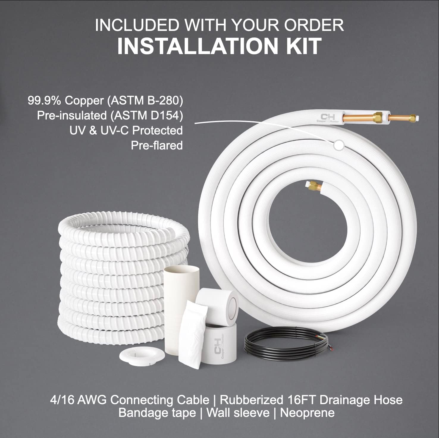 Cooper Hunter Olivia Series Five Zone Mini Split AC System