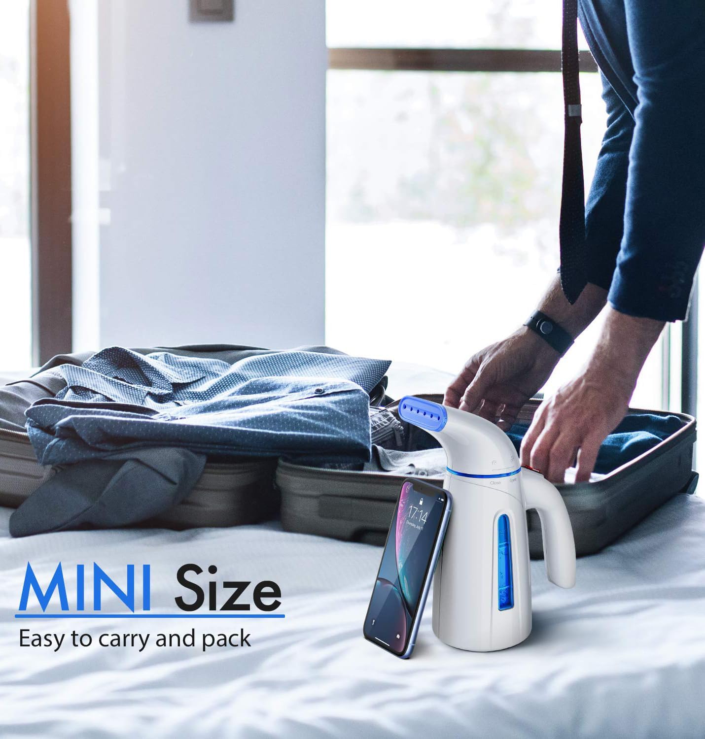 OGHom Handheld Garment Steamer 240ml 700W 120V