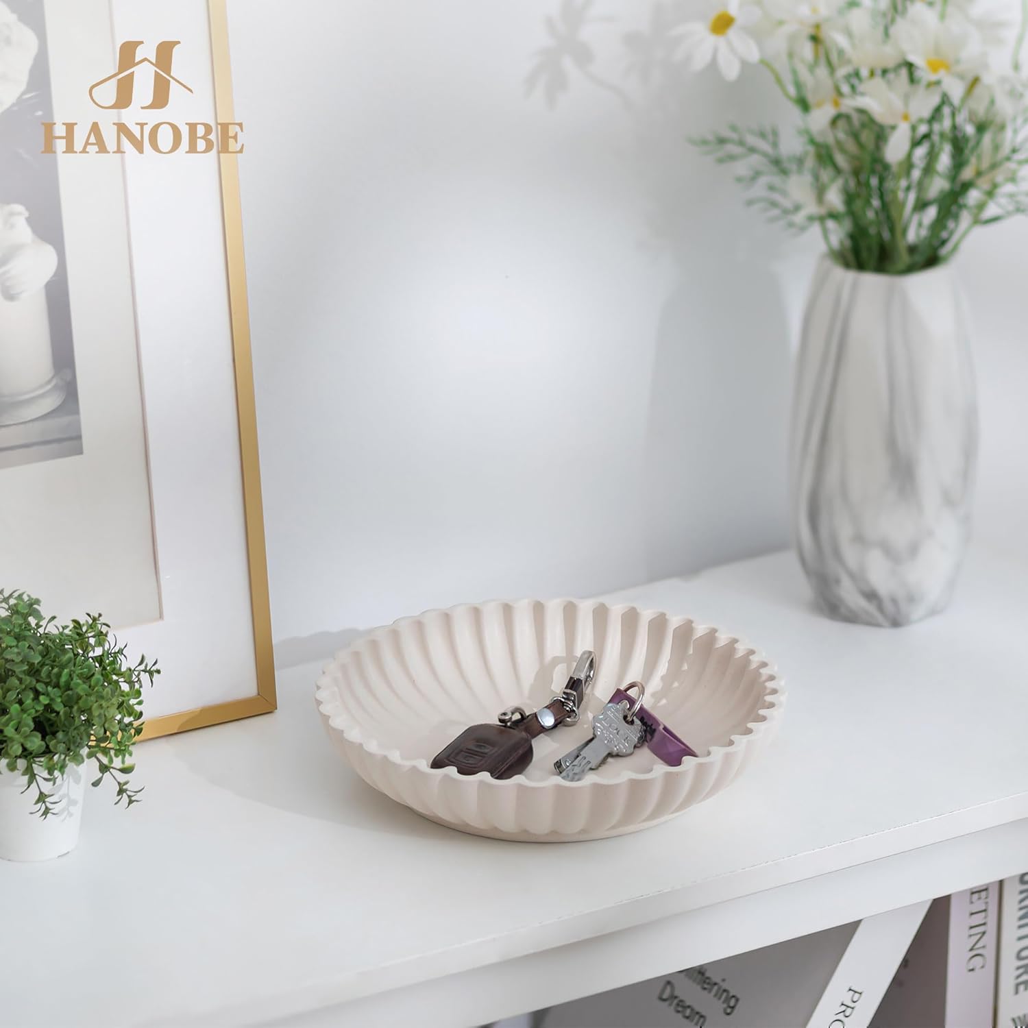 Hanobe Decorative Centerpiece Bowl for Home