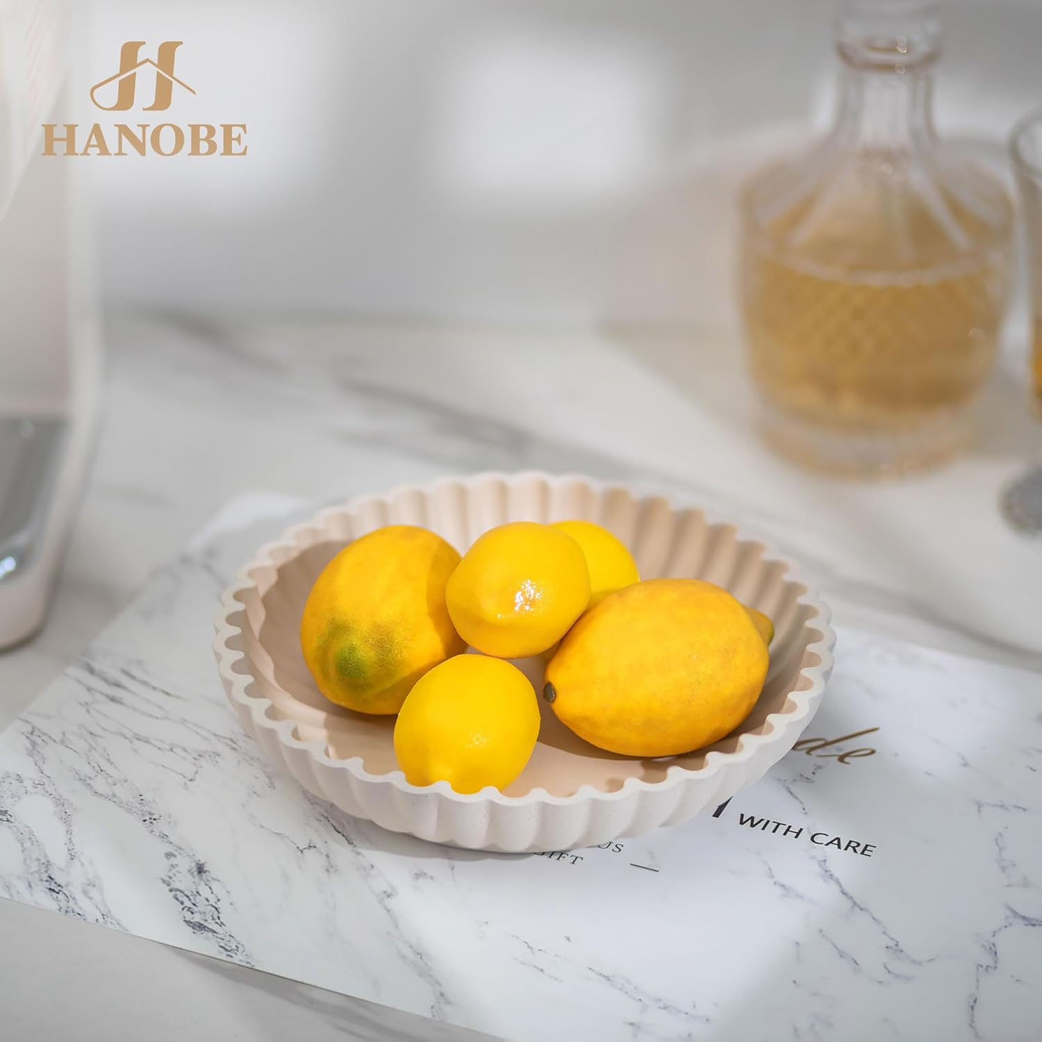 Hanobe Decorative Centerpiece Bowl for Home