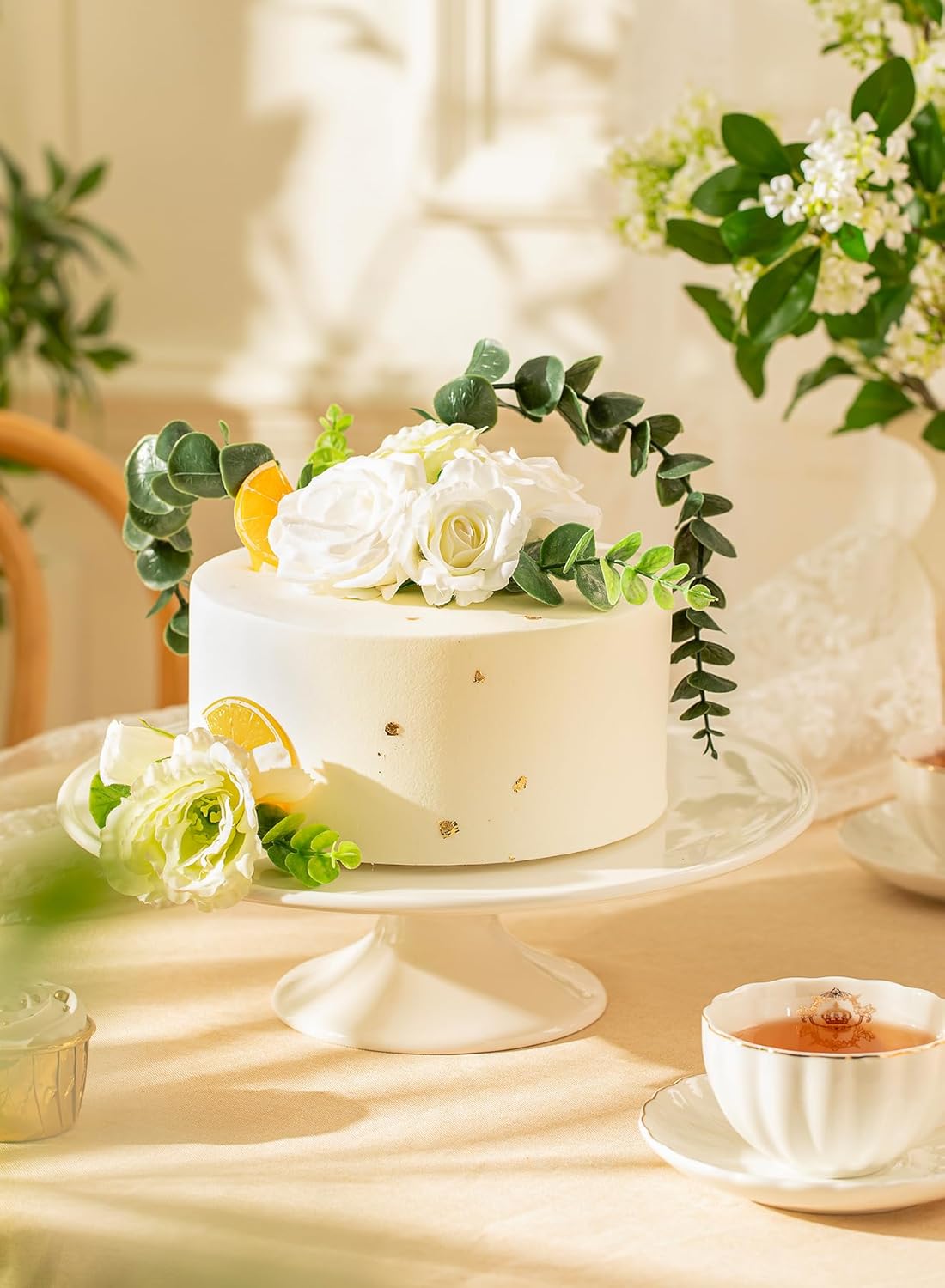 Sweese 12-Inch Porcelain Cake Stand for Parties