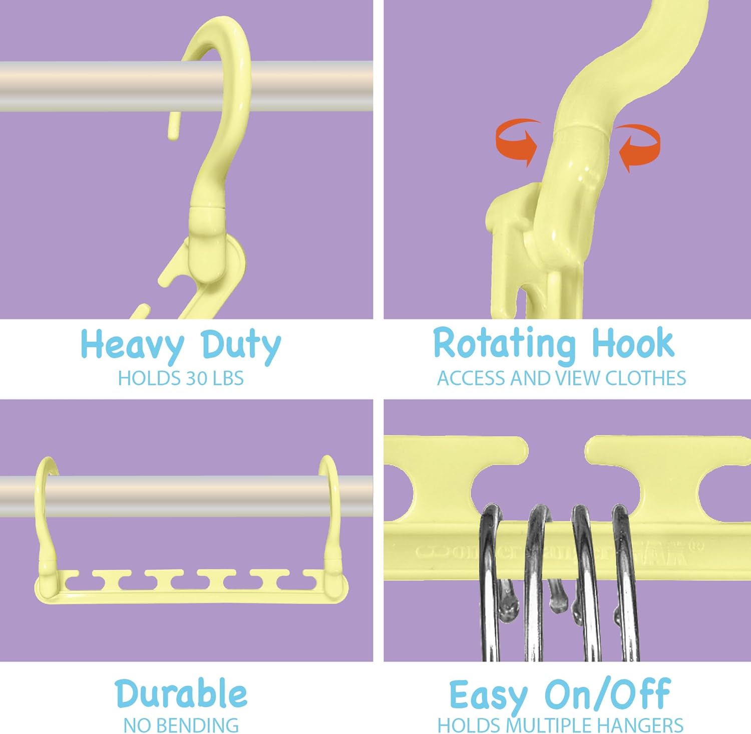 Wonder Hanger Max 10-Pack Space Saving Hangers
