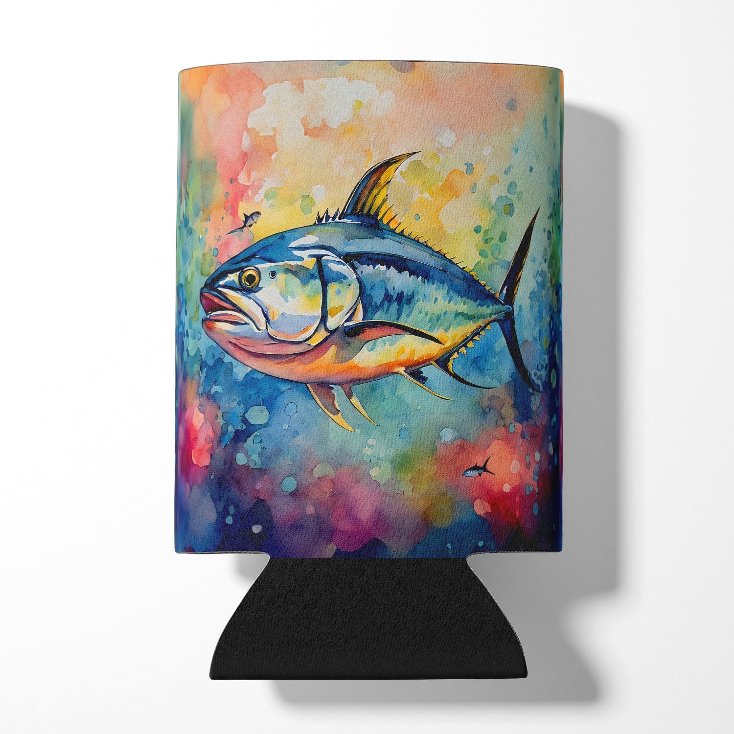 Carolines Treasures Yellowfin Tuna Can Hugger Cooler Sleeve