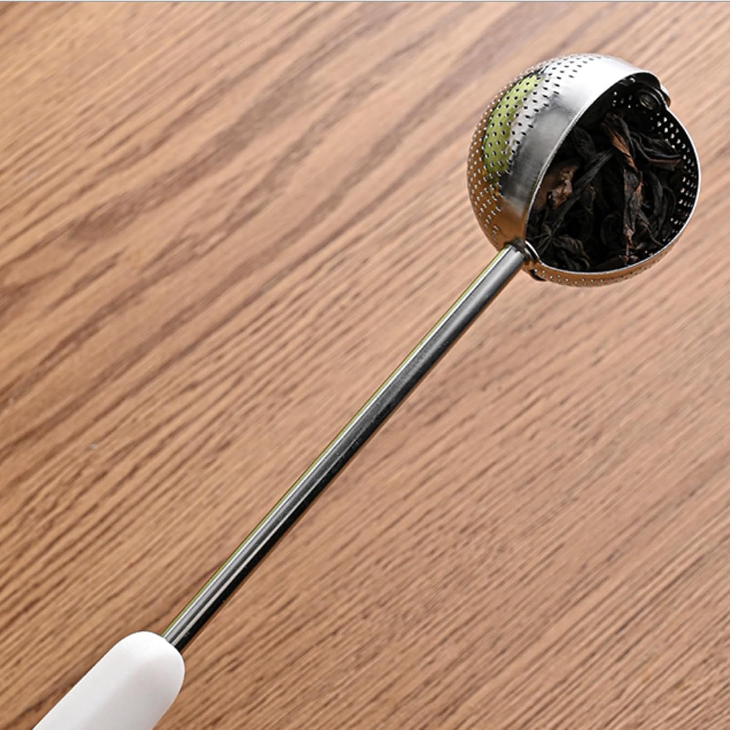 2 Pack Stainless Steel Mesh Tea Ball Infuser Black and White