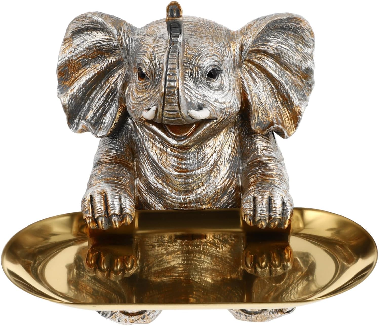 1 Set Resin Elephant Cupcake Stand Decorative Serving Tray