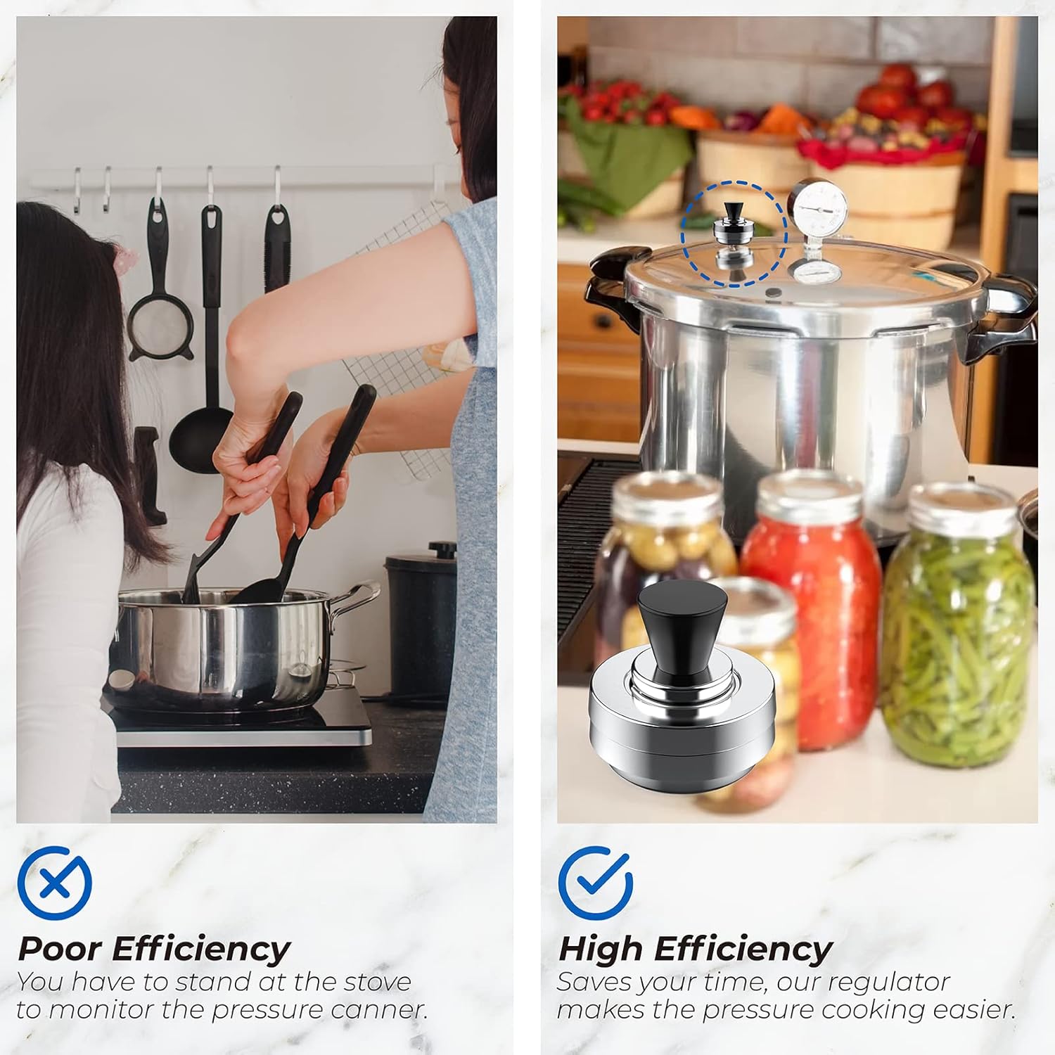 ANTOBLE 3-Piece Pressure Regulator for Presto Pressure Cooker