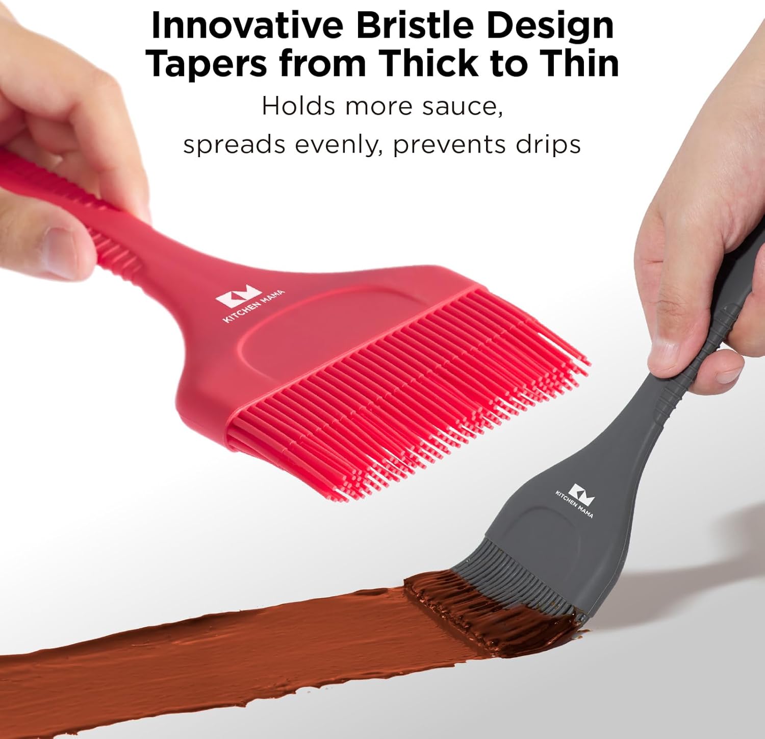 Kitchen Mama Platinum Silicone Pastry Brush Set