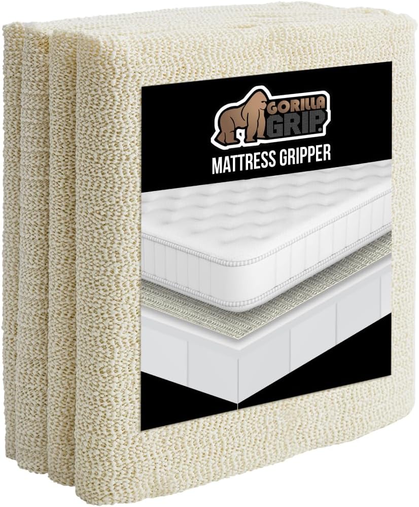 GORILLA GRIP Non-Slip Mattress Gripper for Queen Bed