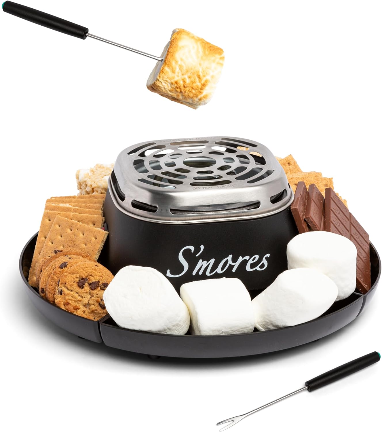 Nostalgia Tabletop Indoor Electric Smores Maker - Black