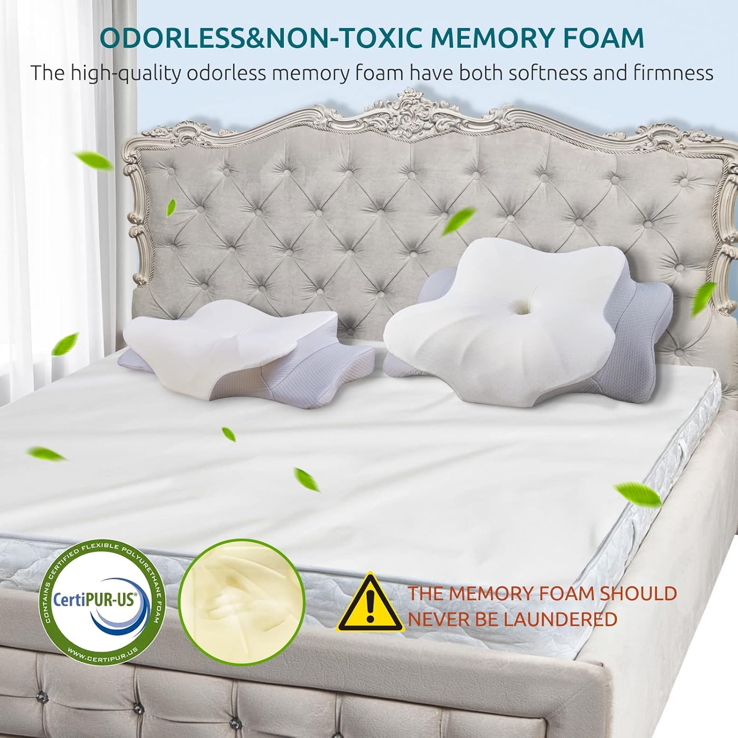 DONAMA Cervical Pillow for Neck and Shoulder Support