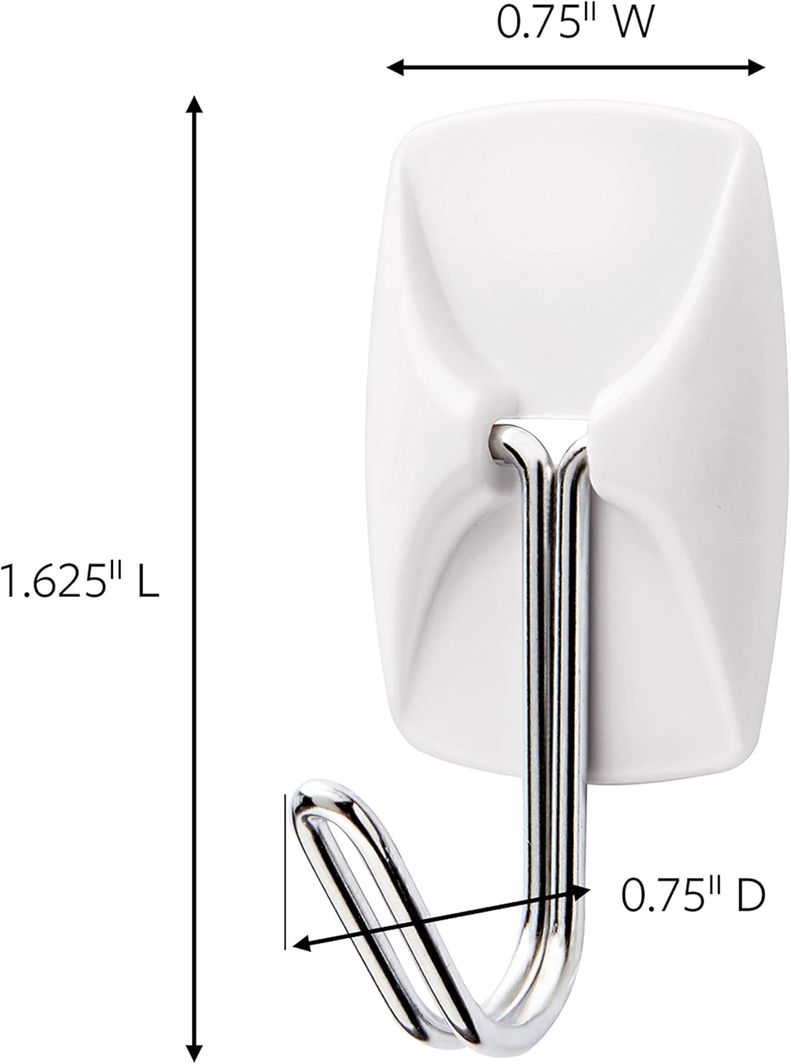 Command Small Wire Toggle Hooks 16-Pack with 24 Strips