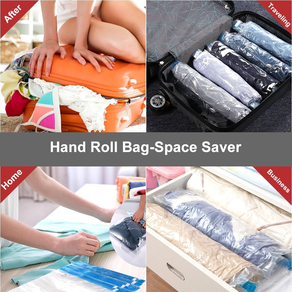 Compression Bags 12 Pack Travel Space Saver Storage