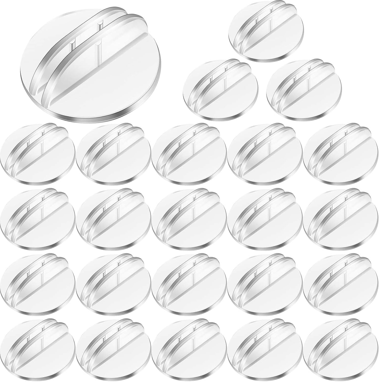 Yinkin 50 Pcs Mini Card Stands for Place Cards and Labels