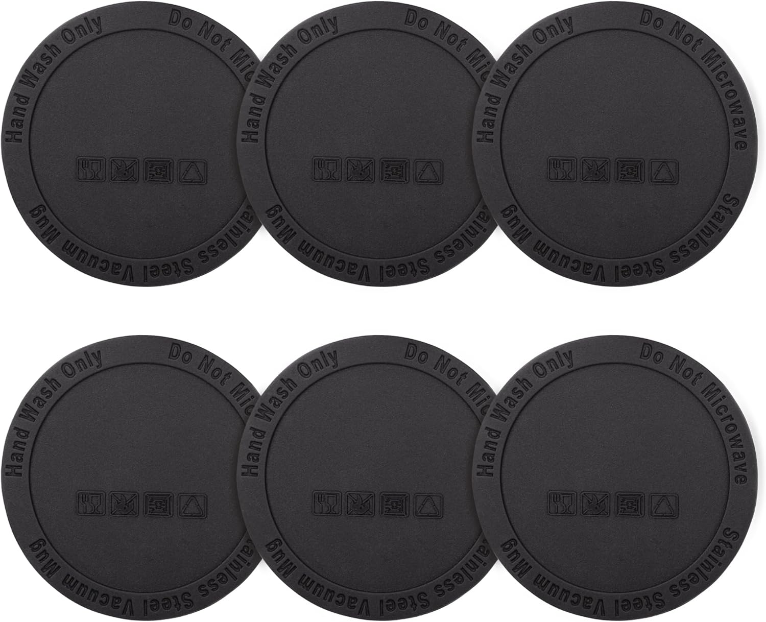 Silicone Bottom Protector 6 Pack for Mugs and Containers