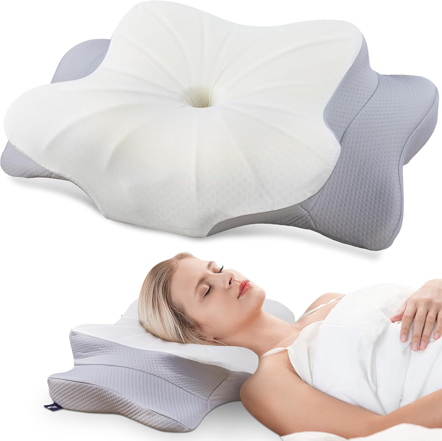 DONAMA Cervical Pillow for Neck and Shoulder Support