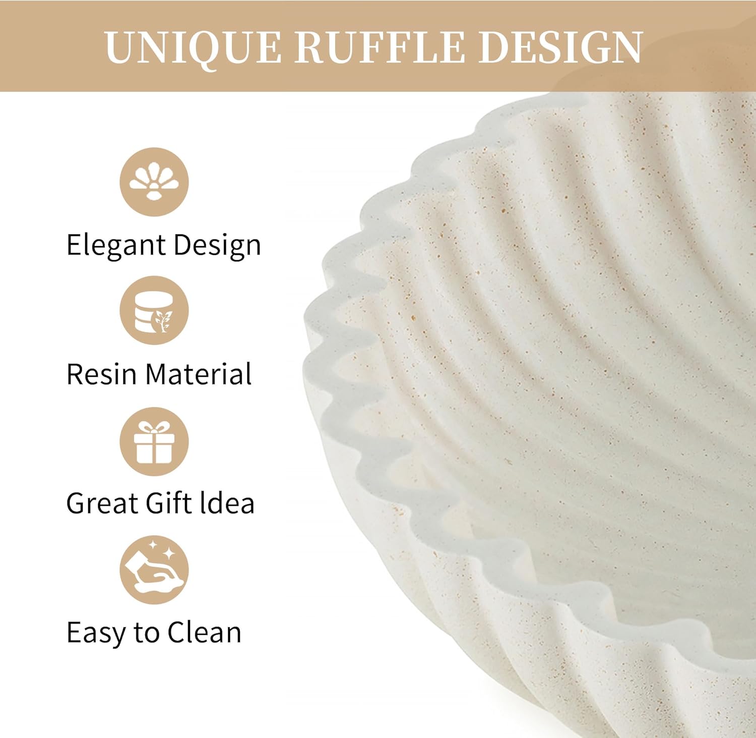 Hanobe Decorative Centerpiece Bowl for Home
