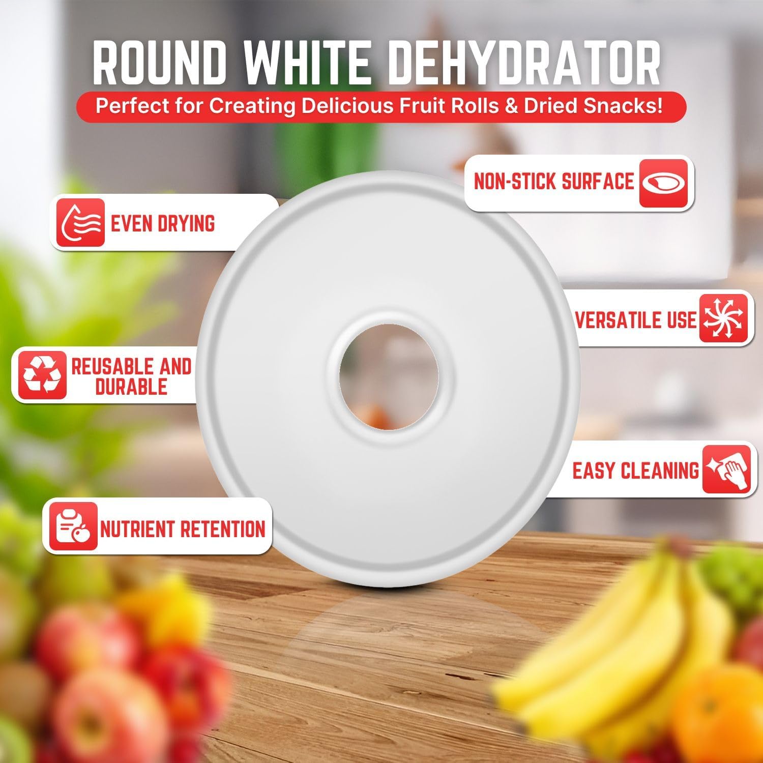 Flexzion Dehydrator Trays 11 7 8 Inch 2 Pack