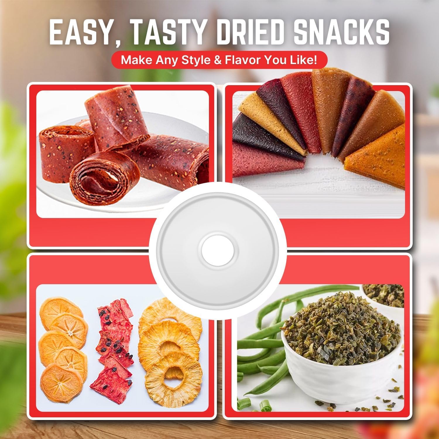 Flexzion Dehydrator Trays 11 7 8 Inch 2 Pack