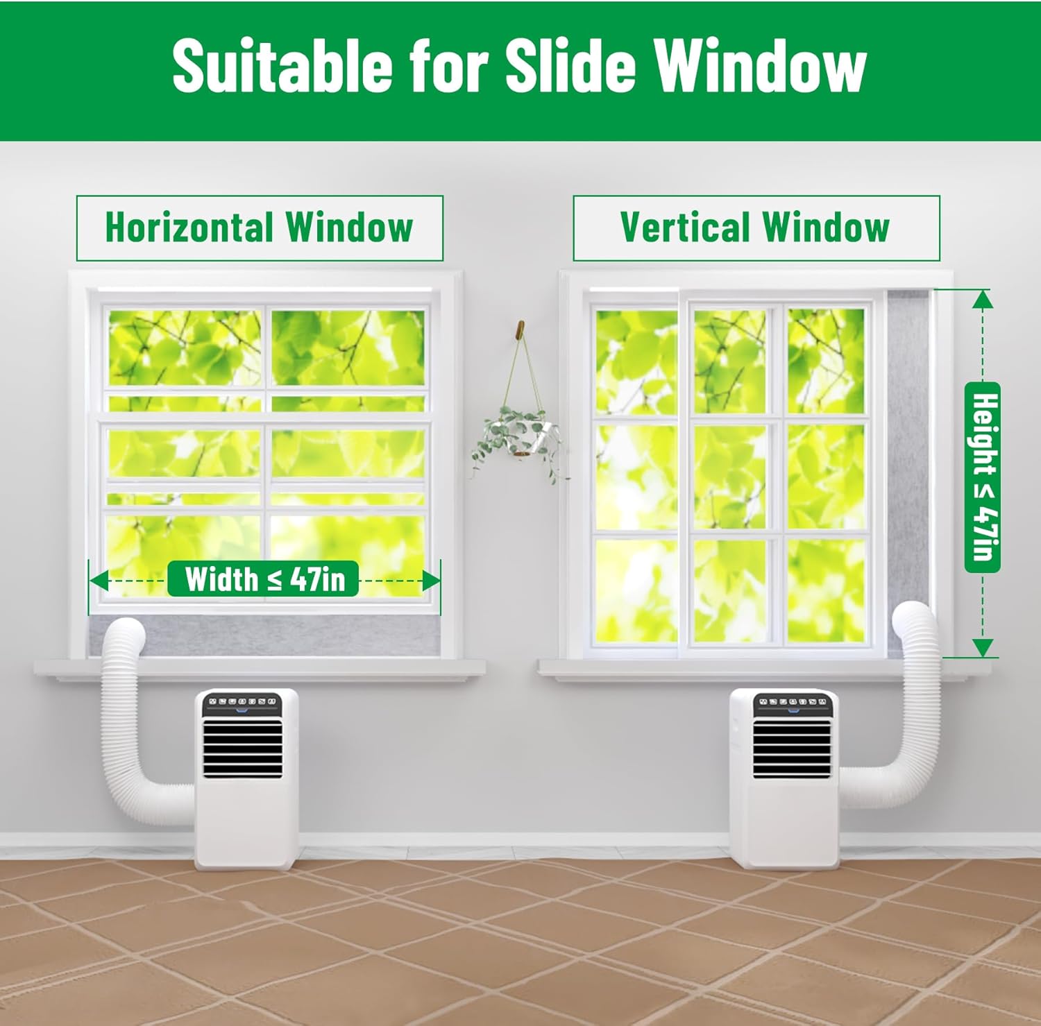 Forestchill Portable AC Vent Kit with Insulation and Mesh Guard