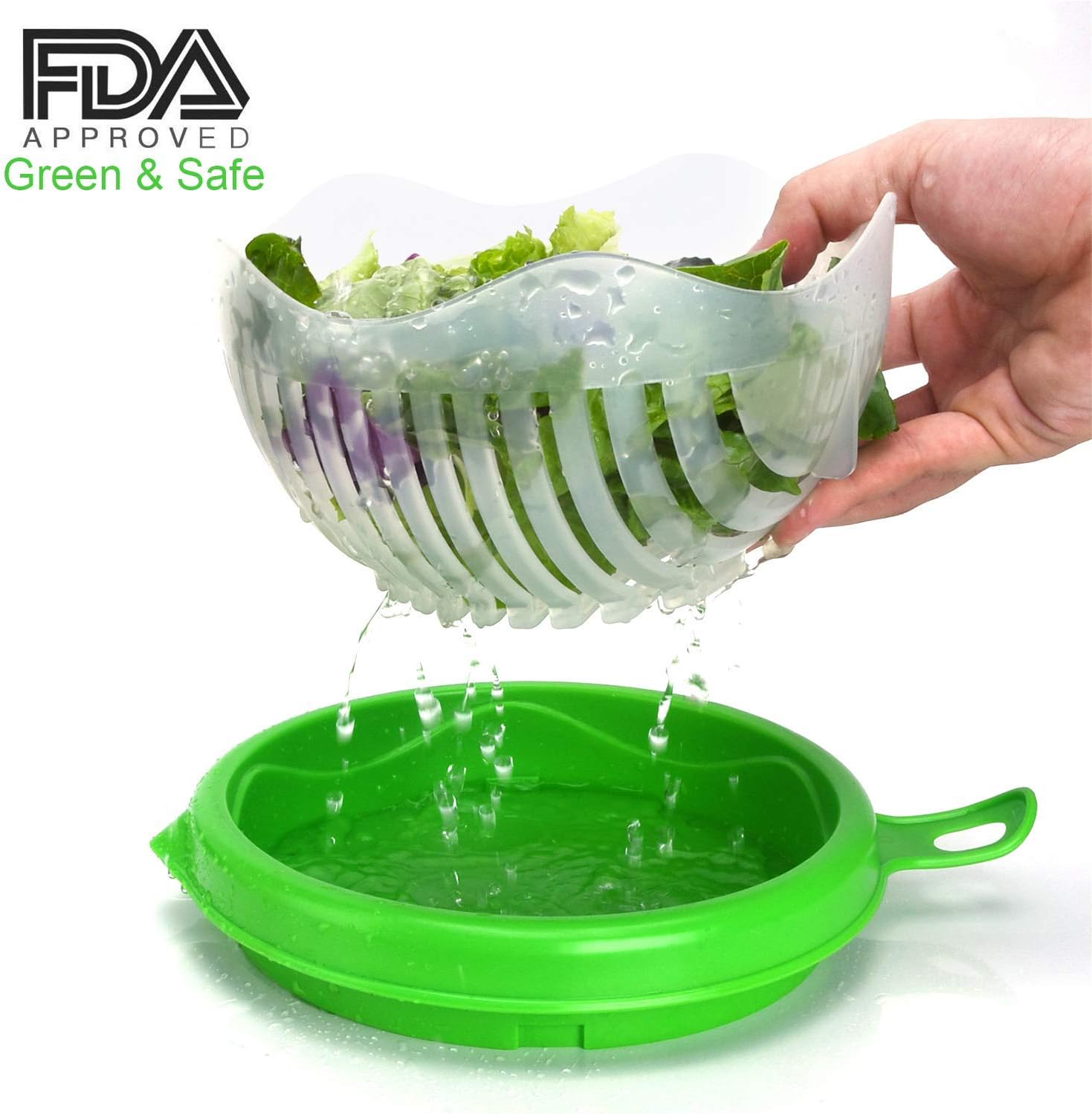 WEBSUN Salad Cutter Bowl Upgraded Salad Maker