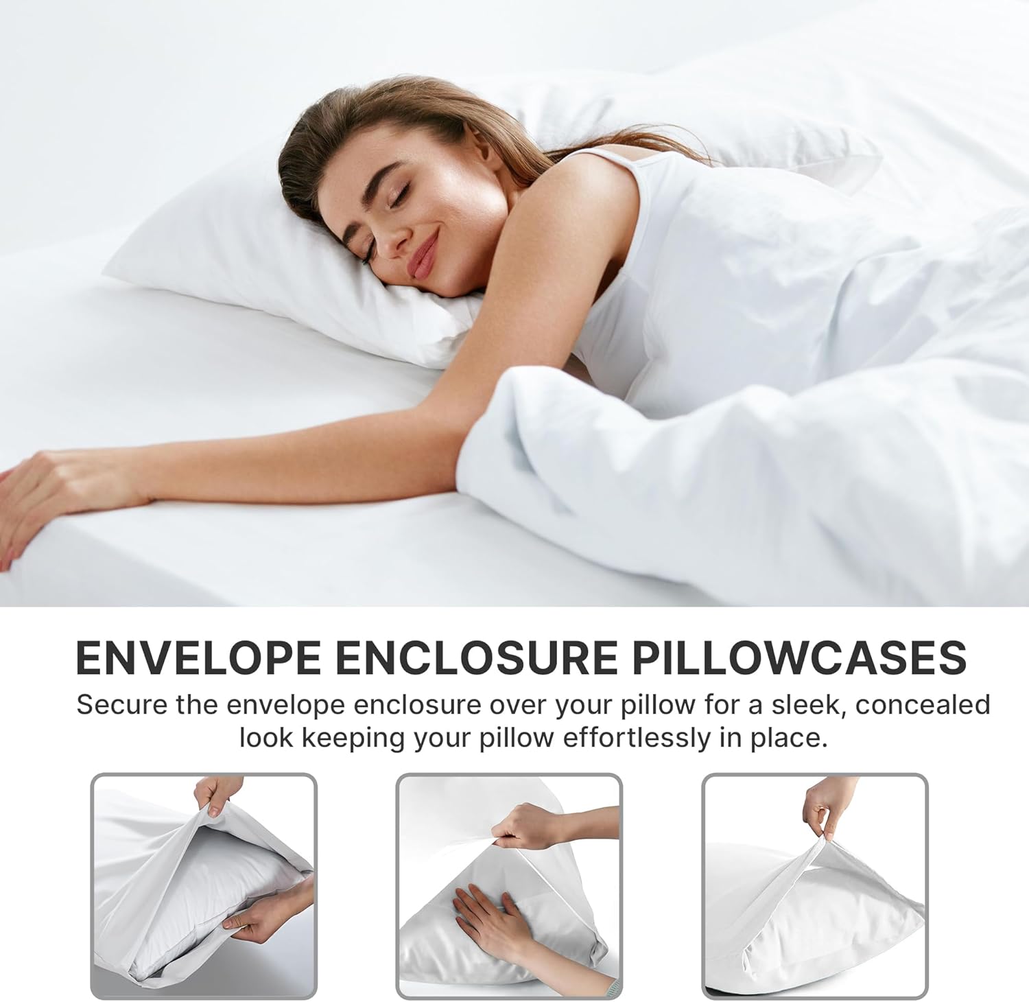 CGK Unlimited Queen Pillow Cases Set of 4