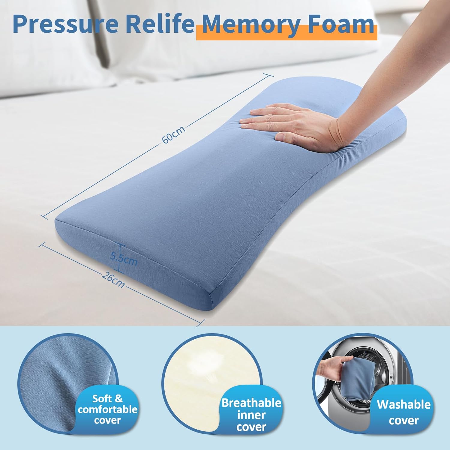 Lumbar Support Pillow for Back Pain Relief