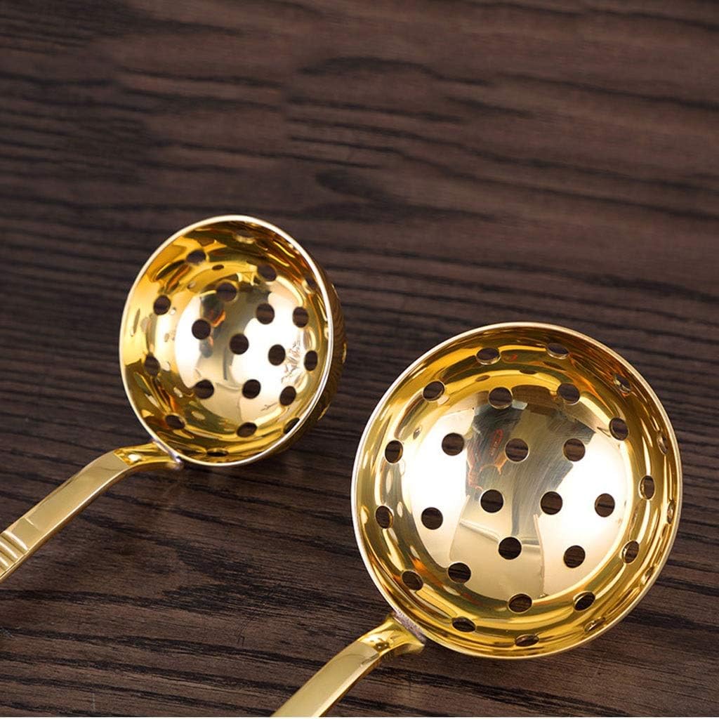 Xiaosaku Pure Copper Colander Skimmer Spoon