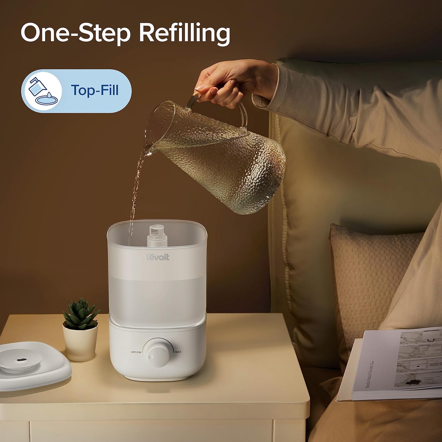 LEVOIT 25L Top Fill Humidifier for Home