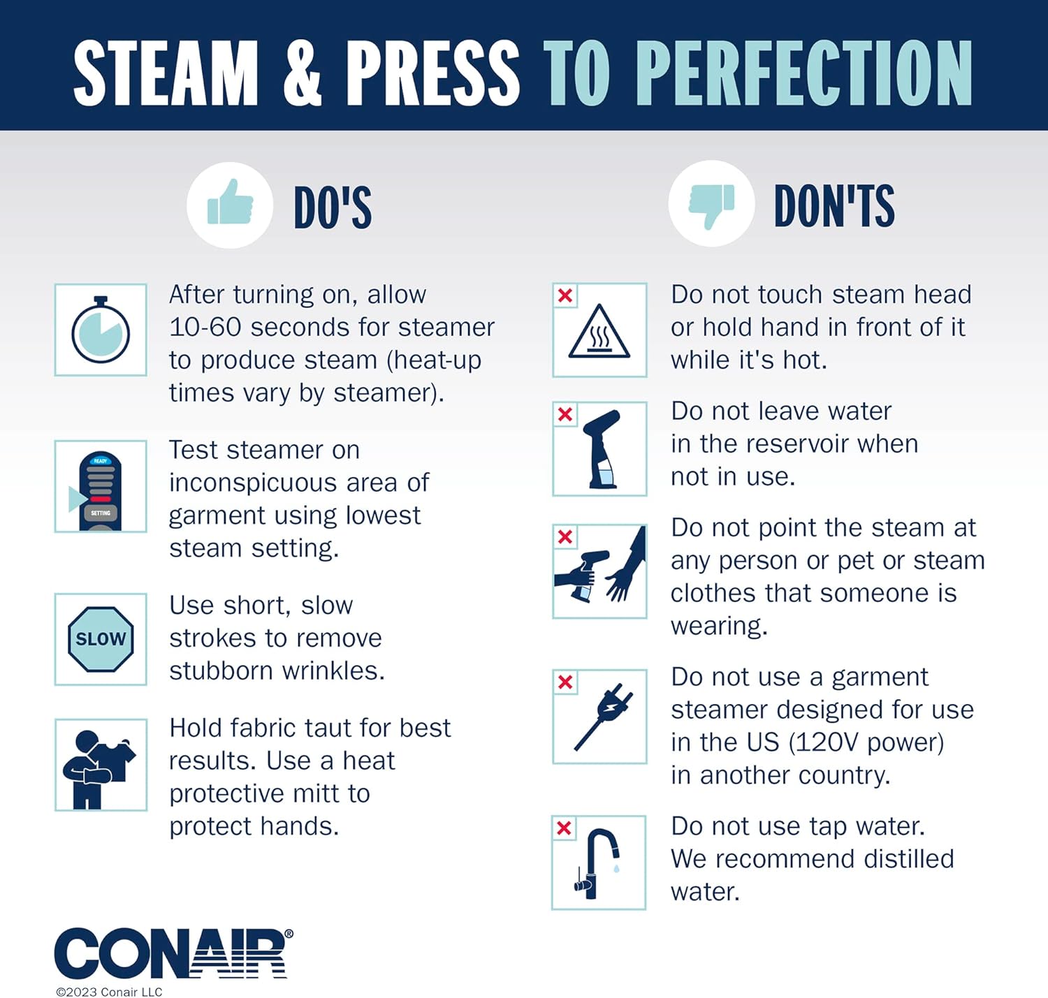 Conair Garment Steamer with 3 In 1 Attachments