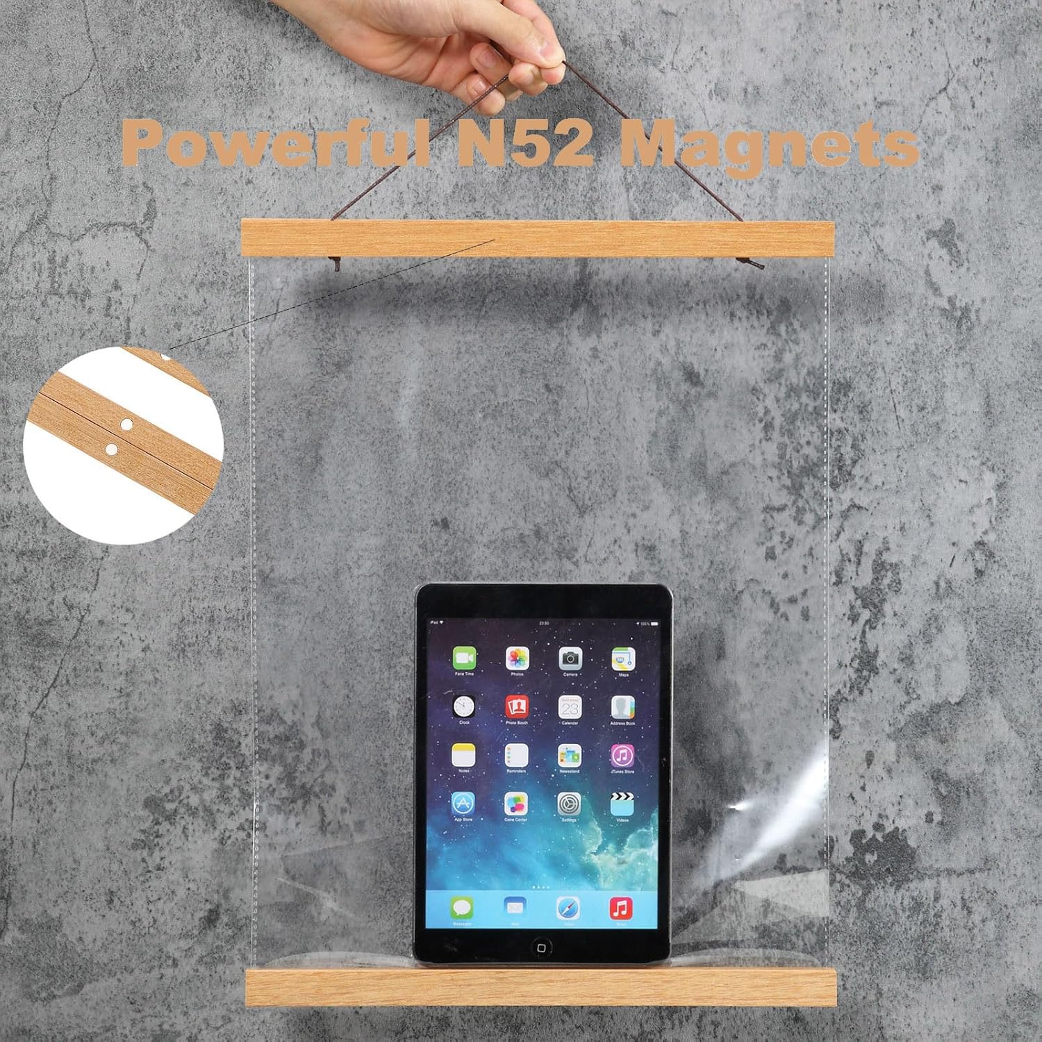 FALAMON 2 Pack Magnetic Poster Frame Hanger