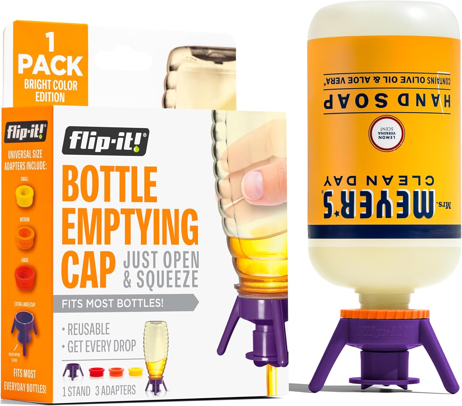 Flip-It 1-Pack Bottle Emptying Kit - No Waste