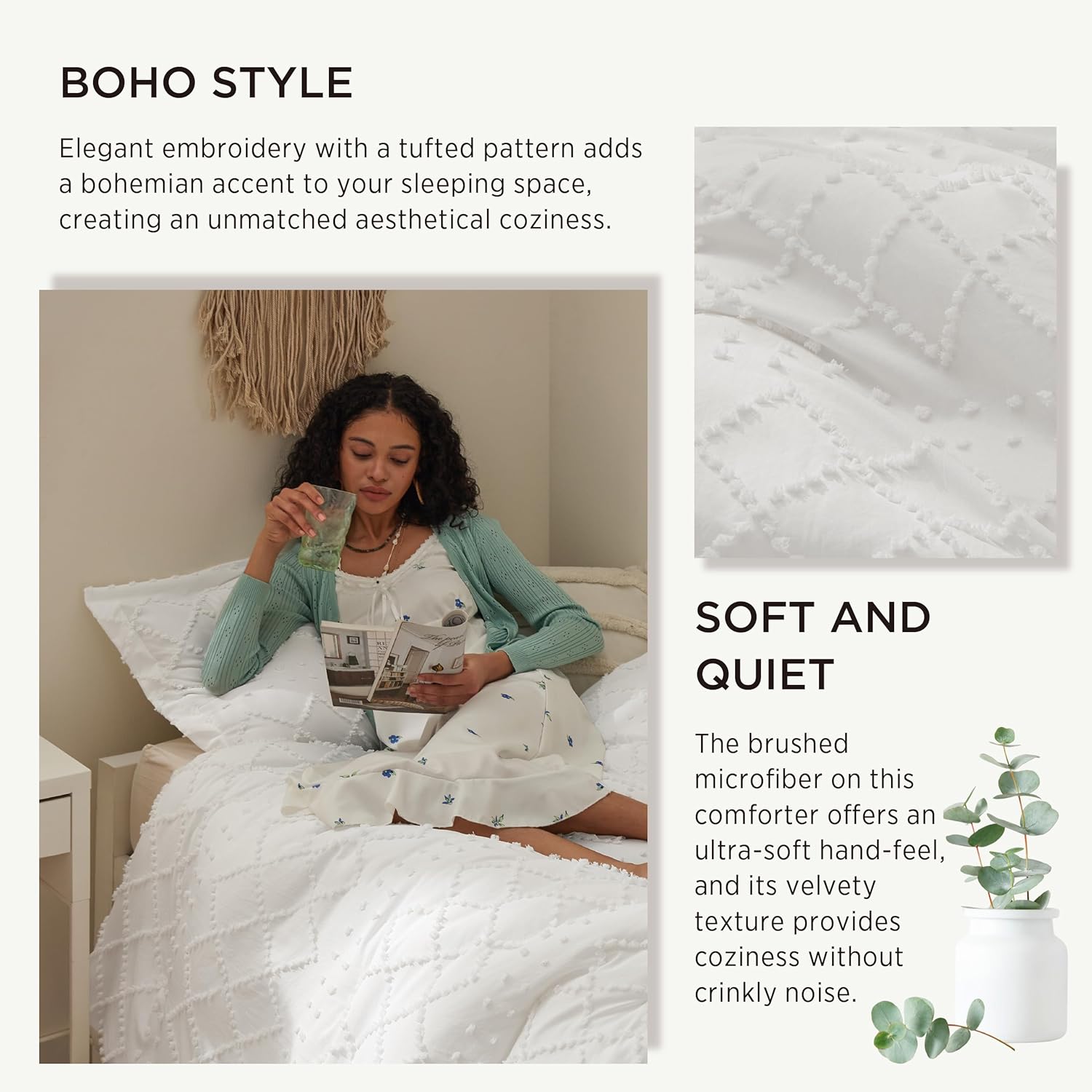 Bedsure Twin XL Comforter Set with Pillow Sham
