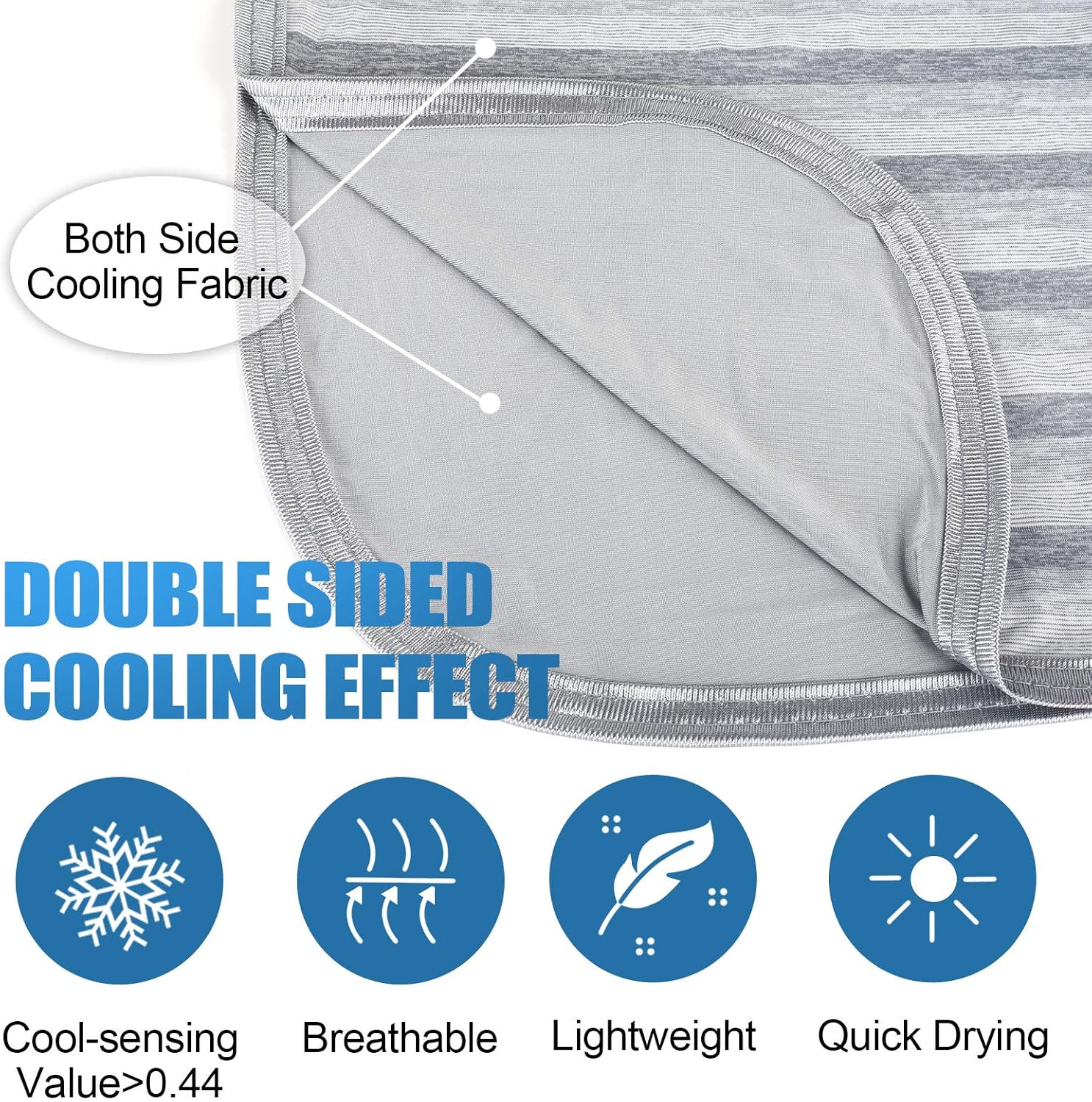 Ailemei Direct Cooling Throw Blanket for Hot Sleepers