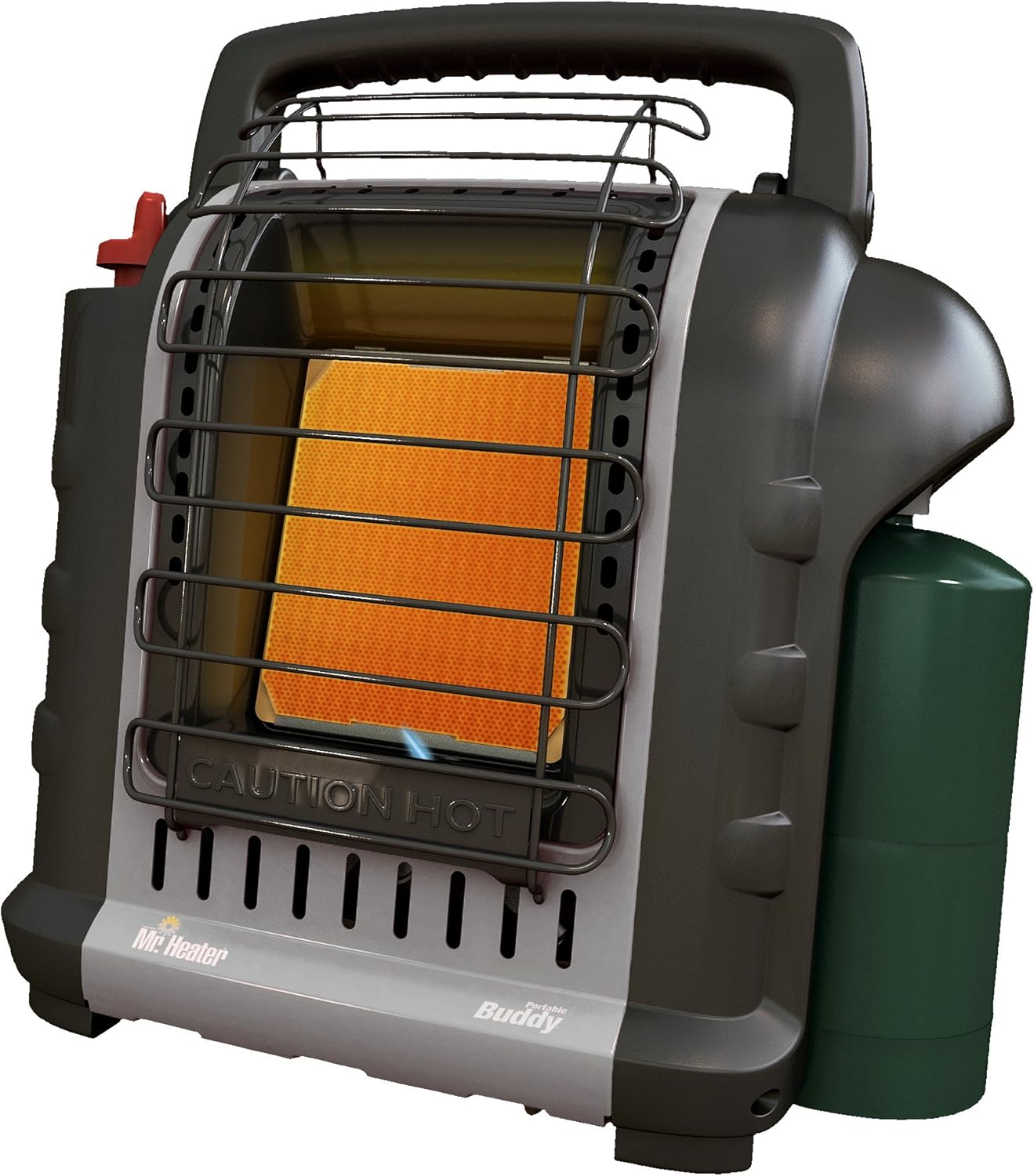 Mr Heater Buddy Grey Indoor Safe Propane Radiant Heater 4000-9000 BTU