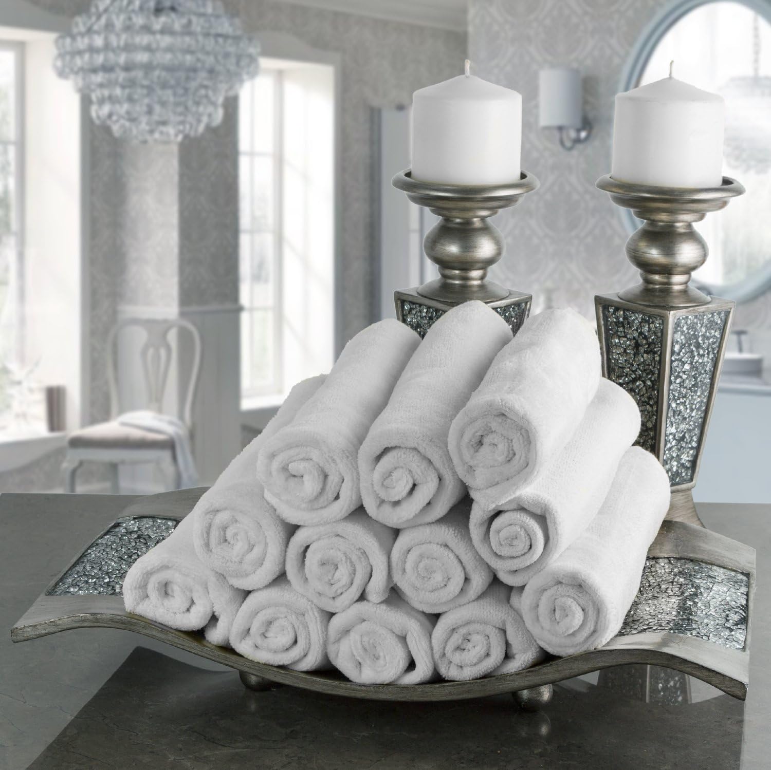 Creative Scents Schonwerk Silver Decorative Balls Set of 3